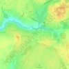 Топографическая карта Язово, высота, рельеф