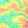 Топографическая карта Солнцевка, высота, рельеф