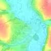 Топографическая карта Суна, высота, рельеф