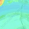 Топографическая карта Берег Камы, высота, рельеф