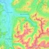 Топографическая карта Bad Hindelang, высота, рельеф