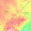 Топографическая карта Missouri, высота, рельеф