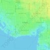 Топографическая карта Gulfport, высота, рельеф