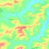 Топографическая карта Mogliano, высота, рельеф