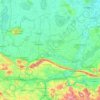 Топографическая карта Минден-Люббекке, высота, рельеф