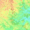 Топографическая карта Ibiratinga, высота, рельеф