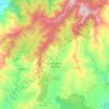 Топографическая карта Castanheira de Pera, высота, рельеф