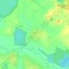 Топографическая карта Шелеги, высота, рельеф