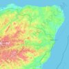 Топографическая карта Aberdeenshire, высота, рельеф