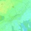 Топографическая карта Держов, высота, рельеф