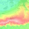 Топографическая карта Романовское сельское поселение, высота, рельеф