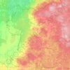 Топографическая карта Торопецкий муниципальный округ, высота, рельеф