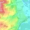 Топографическая карта Мармылево, высота, рельеф