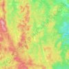 Топографическая карта Полевской городской округ, высота, рельеф