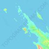 Топографическая карта Poum, высота, рельеф