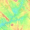 Топографическая карта Lake Powell, высота, рельеф