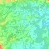 Топографическая карта Chiddingfold, высота, рельеф