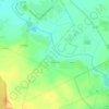 Топографическая карта Раневичи, высота, рельеф