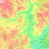 Топографическая карта Погарский район, высота, рельеф