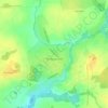 Топографическая карта Никольское, высота, рельеф