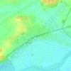 Топографическая карта Доманово, высота, рельеф