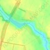 Топографическая карта Писарщина, высота, рельеф