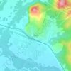 Топографическая карта Бира, высота, рельеф
