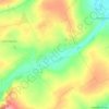 Топографическая карта Иганя, высота, рельеф