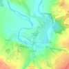Топографическая карта Ильинская Слобода, высота, рельеф