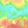 Топографическая карта Баранцево, высота, рельеф