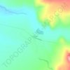 Топографическая карта Гляден, высота, рельеф