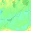 Топографическая карта Голубая, высота, рельеф