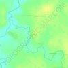 Топографическая карта Синицино, высота, рельеф