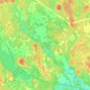 Топографическая карта Селезневка, высота, рельеф