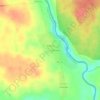 Топографическая карта Боровка, высота, рельеф