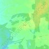 Топографическая карта Федино, высота, рельеф