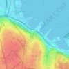 Топографическая карта Воронцовский дворец, высота, рельеф