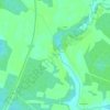 Топографическая карта Песье, высота, рельеф