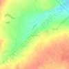 Топографическая карта Калейкино, высота, рельеф