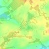 Топографическая карта Порослицы, высота, рельеф