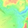 Топографическая карта Мереть, высота, рельеф