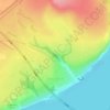 Топографическая карта Пристанное, высота, рельеф