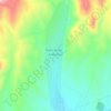 Топографическая карта Кара-Булак, высота, рельеф