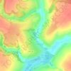 Топографическая карта Муравль, высота, рельеф