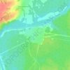 Топографическая карта Суборь, высота, рельеф