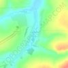 Топографическая карта Андреевка, высота, рельеф