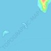 Топографическая карта Orchid Island WLS, высота, рельеф