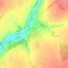Топографическая карта Туктар, высота, рельеф