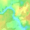 Топографическая карта Калачёво, высота, рельеф