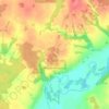 Топографическая карта Николо-Погорелое, высота, рельеф